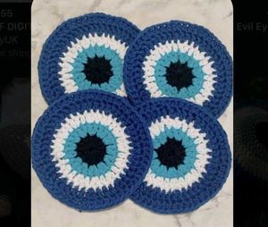 Crochet Evil Eye Cup Mate