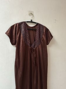 Elegant Brown Nightgown