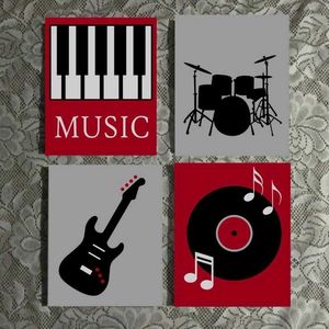 Music Art Prints Set