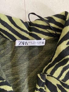 Zebra Print Crop Top