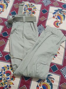 Mens Khaki Cargo Jeans