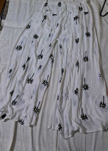 Embroidered And Sequence Palazzos