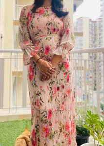 Floral Print Maxi Dress