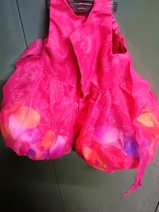 Flower Design Baby Frock