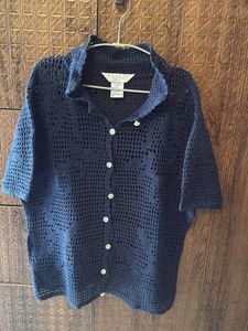 Crochet Top &amp; Cardigan Set