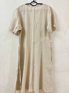 Casual Beige Dress