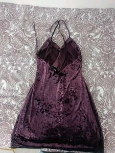 (purple)wine Coloured Dress/One Piece