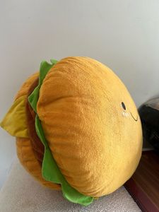 Giant Soft Burger Plush Pillow