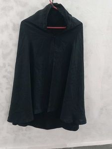 Elegant Black Button-Down Abaya