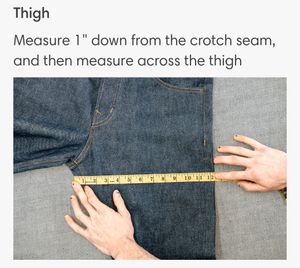 PME- Pant Measurements Example