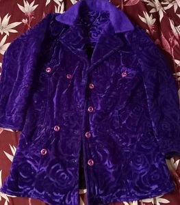 Purple Velvet Coat