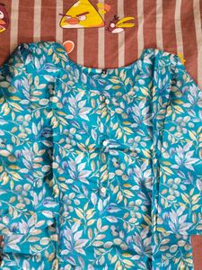 Floral Print Kurta