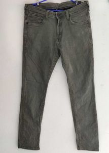 Louis Philippe Men’s Jeans – Olive Green
