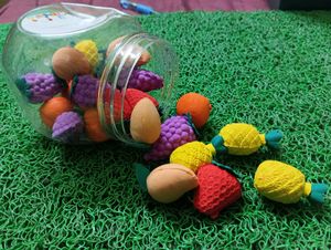 Fruit and Turtle Eraser Collection