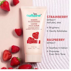 mCaffeine Berries Brightening Coffee Face Scrub