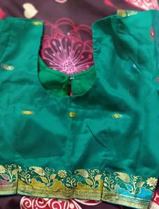 Green Embroidered Blouse