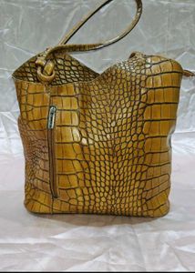 Corcodile Leather Bag Imported Paris