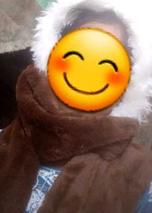 Faux Fur Brown Scarf