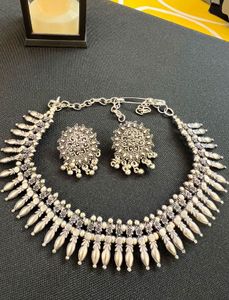 Oxidized Silver Jewelry Set