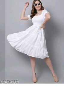 White Puff Dress From Vero Moda 🤍🌹