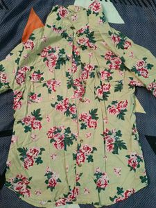 Floral Print Casual Shirt