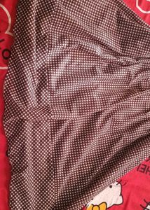 Checkered Brown babydoll top