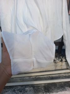 Cottagecore White Romper Dress