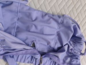 Padded Crop Top With Flared Trousers| Medium
