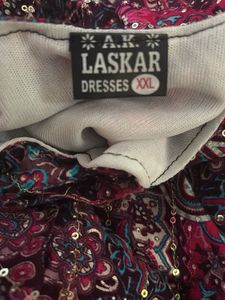 Patterned Mini Dress