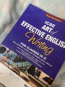 ICSE ART EFFECTIVE ENGLISH WRITING FOR CLASS IX-X