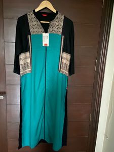 Women’s Teal Green Kurta (14)xl