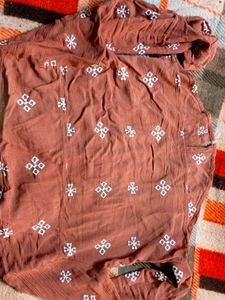 Stylish Brown Printed Shirt
