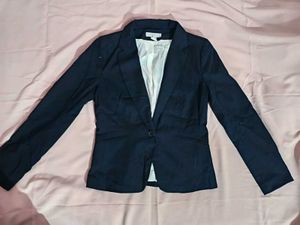 H&amp;m navy blue blazer