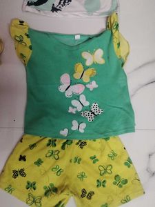 Baby Boy And Girl Tshirt Trousers Combo