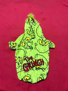 Grinch Dog Hoodie (S)