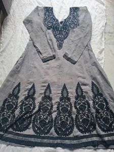 Ethnic black Kurti set.