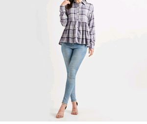 Original Lee Cotton Check Shirt for Women