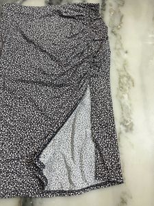 H&amp;M Floral Slit Skirt