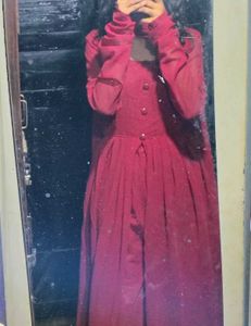 Dark Red Anarkali Kurta