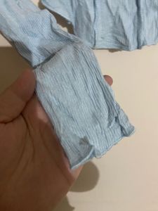 Cyan Corset Top