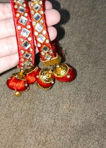 Red &amp; Gold Wedding Bangle Set