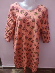 Floral Print Kurta
