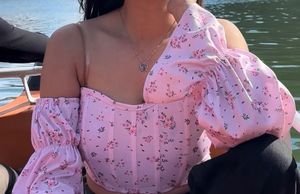 Off Shoulder Pink Barbie Top