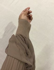 Chikku Brown Wrap Top