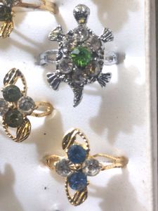 Old Type Rings For Women - 10 Units ✨