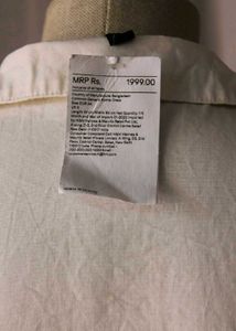 H&amp;M White Cutout Mini Dress