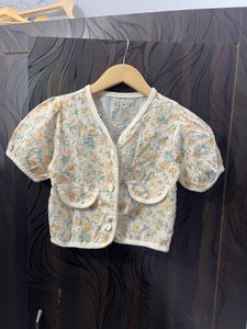 Floral Baby Shrug