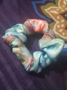 Pastel Tie-Dye Scrunchie