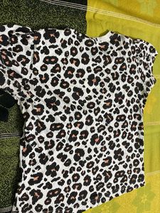 Leopard Print T-Shirt for kids
