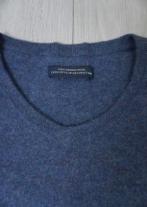 Ralph Lauren Blue V-Neck Sweater